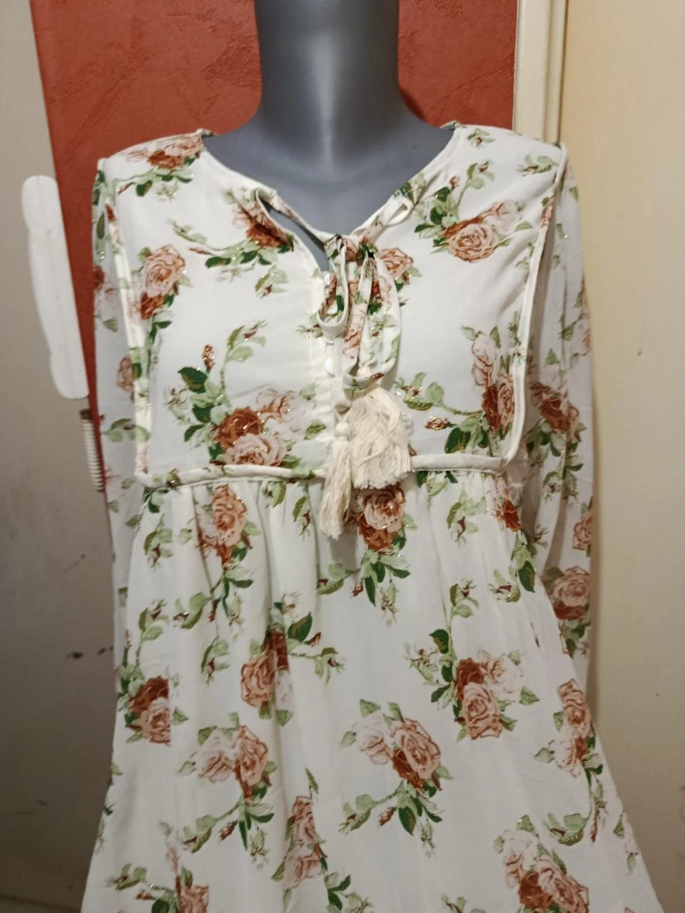 Bohemian chic floral maxi dress size S/M – photo 6